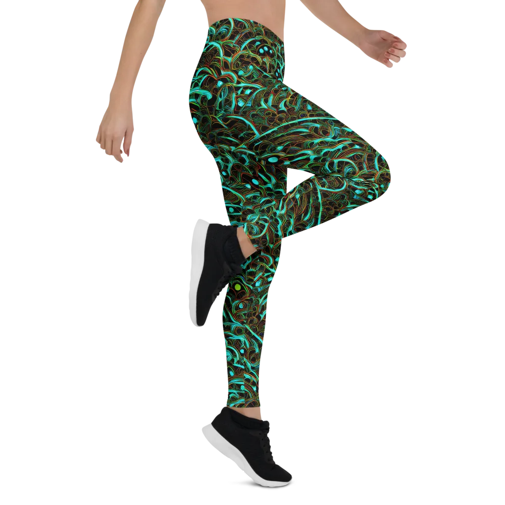 Dark Matter Drift on Leggings — Right