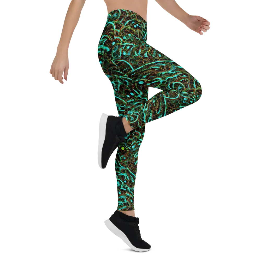 Dark Matter Drift on Leggings — Right