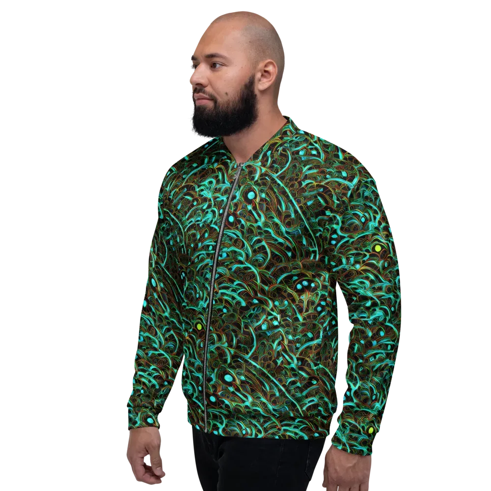 Dark Matter Drift on Bomber Jacket — Left