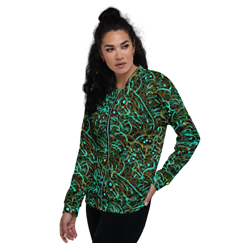 Dark Matter Drift on Bomber Jacket — Left