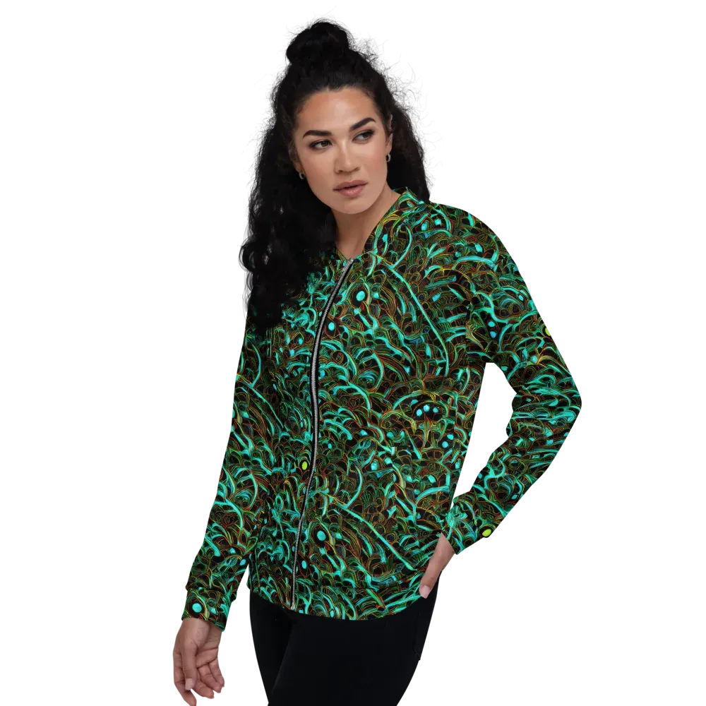 Dark Matter Drift on Bomber Jacket — Left