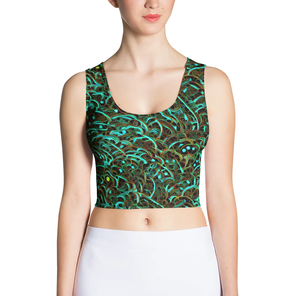 Dark Matter Drift on Crop Top — Front