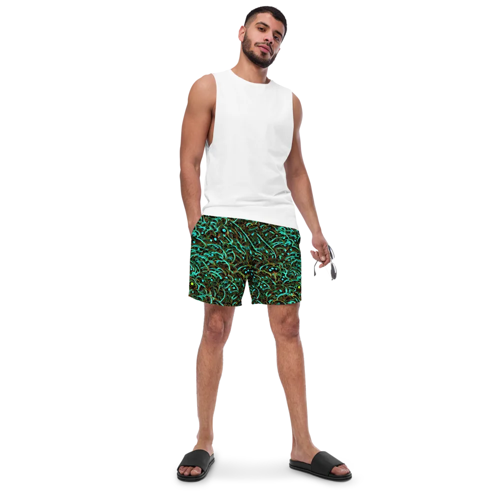 Dark Matter Drift on Swim Trunks — Front