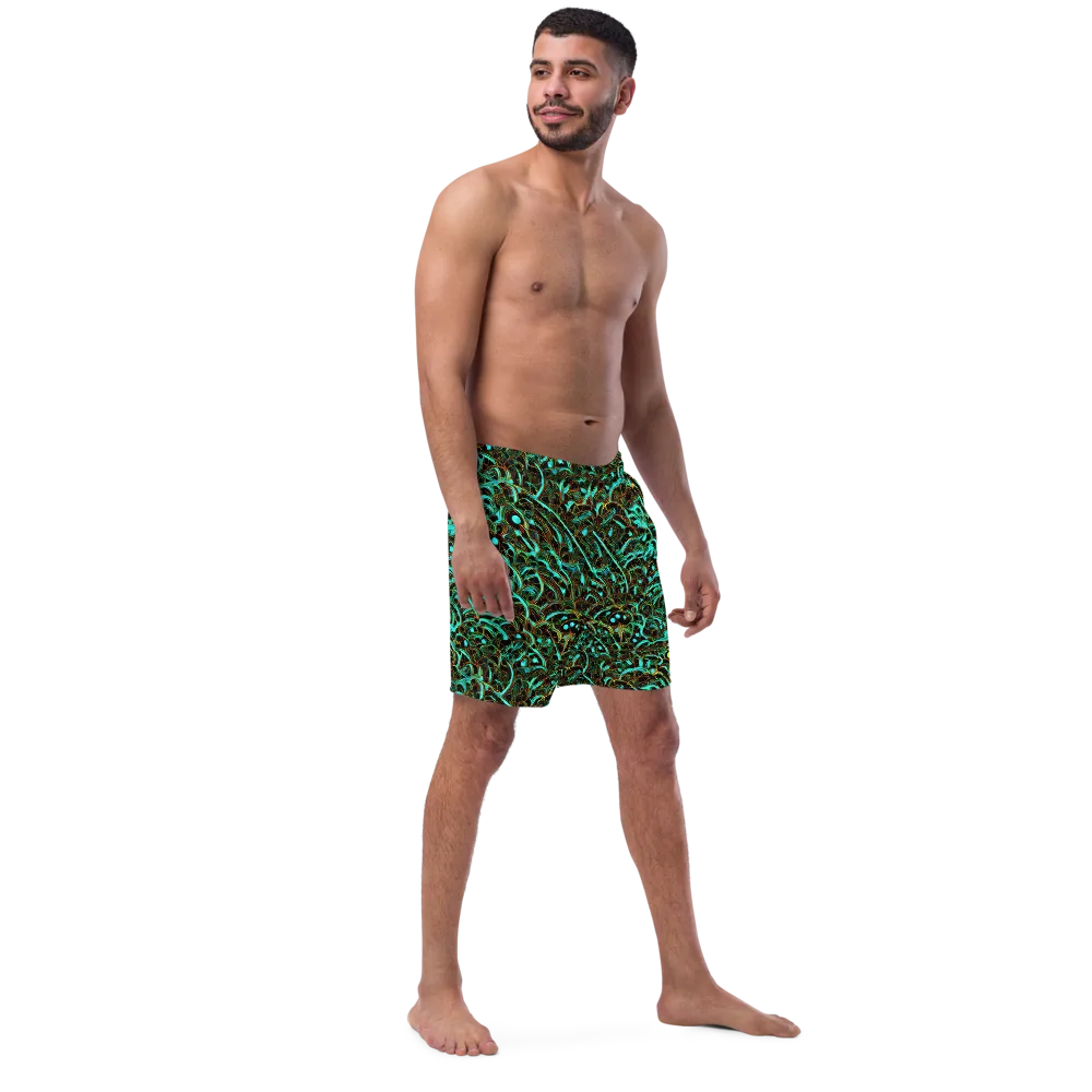 Dark Matter Drift on Swim Trunks — Right Front