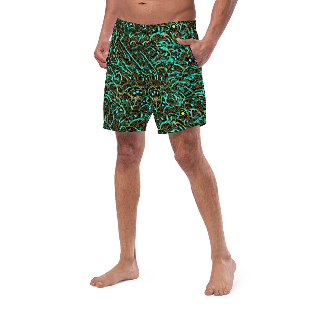 Dark Matter Drift on Swim Trunks — Left Front