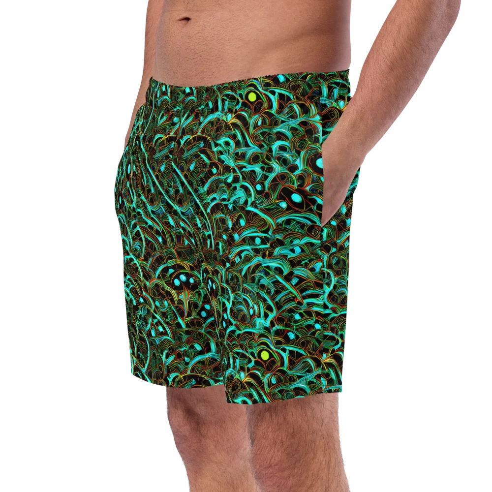 Dark Matter Drift on Swim Trunks — Left Front