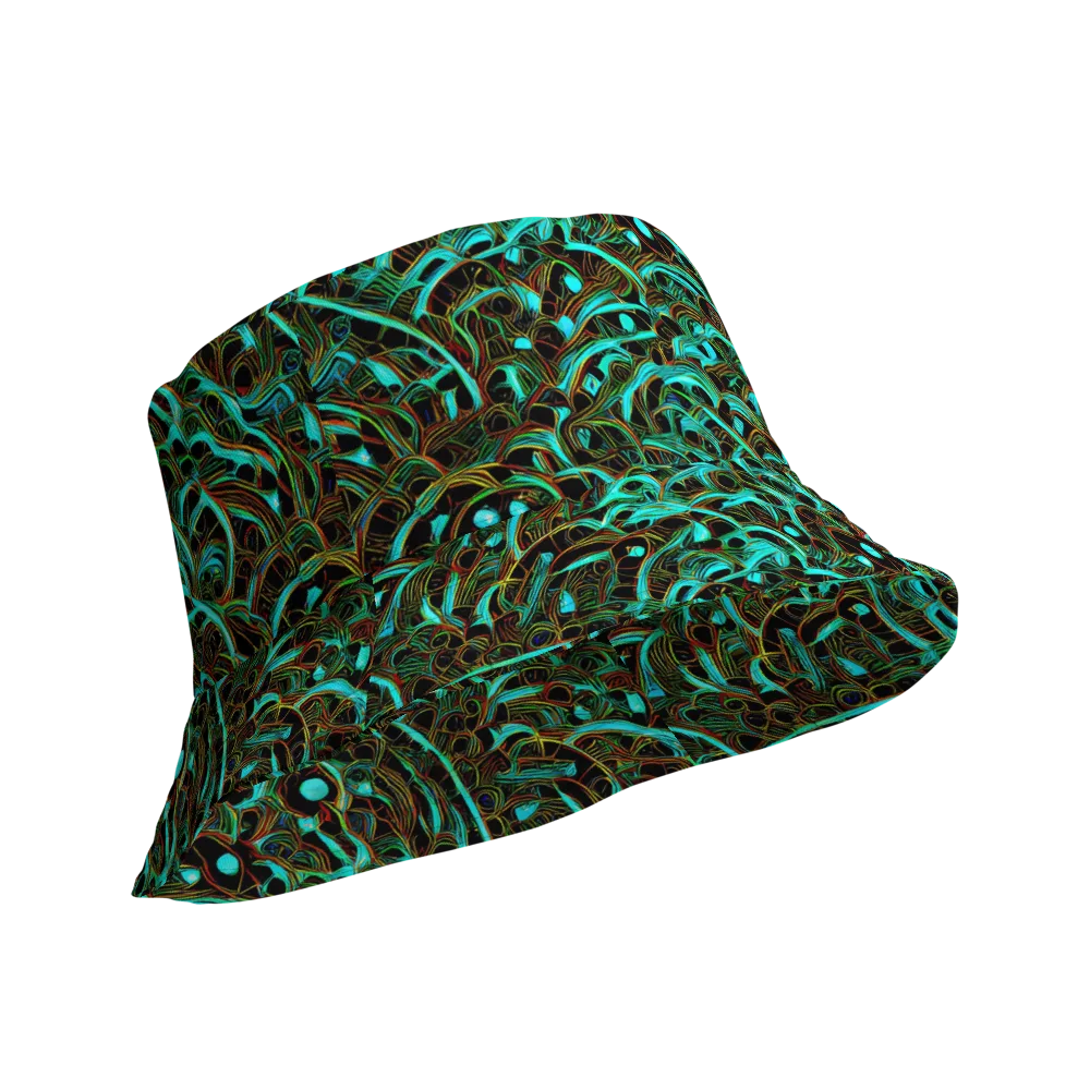Dark Matter Drift on Reversible Bucket Hat — Product details Outside