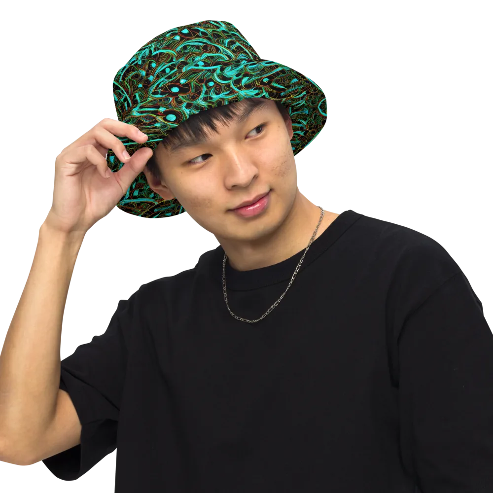 Dark Matter Drift on Reversible Bucket Hat — Front Inside
