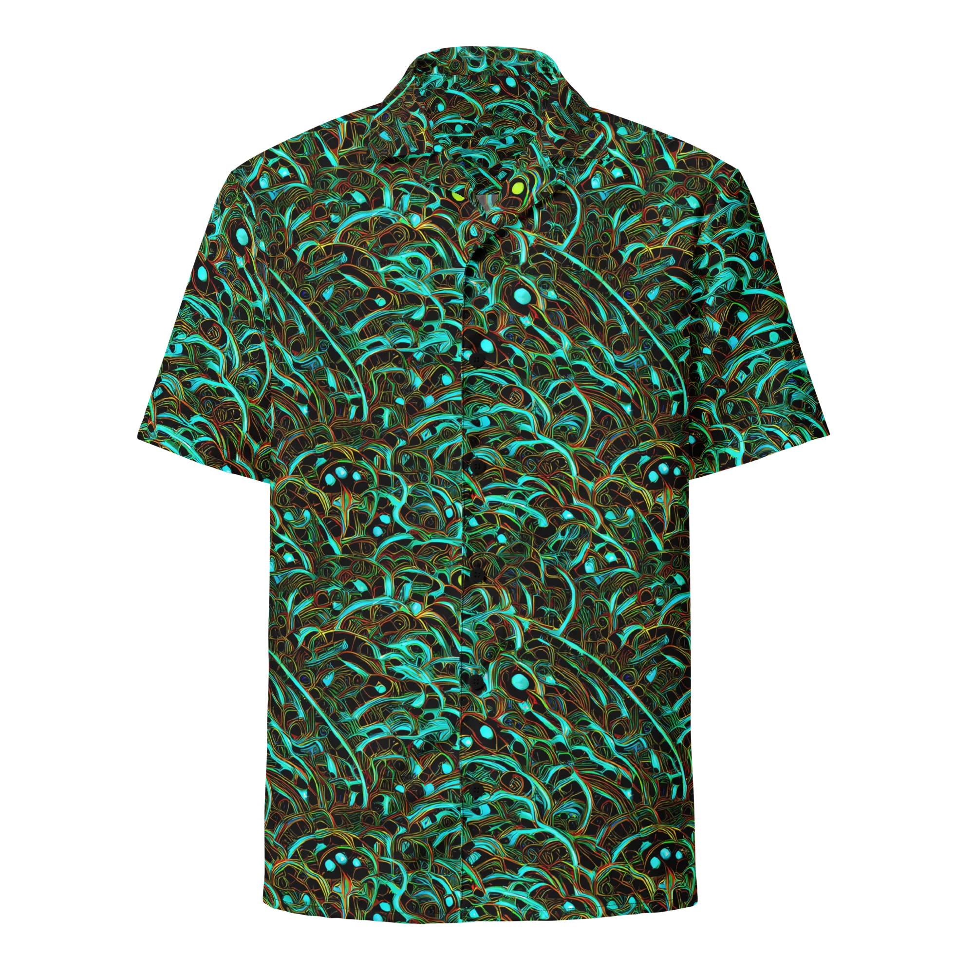 Dark Matter Drift on Button Shirt — Front