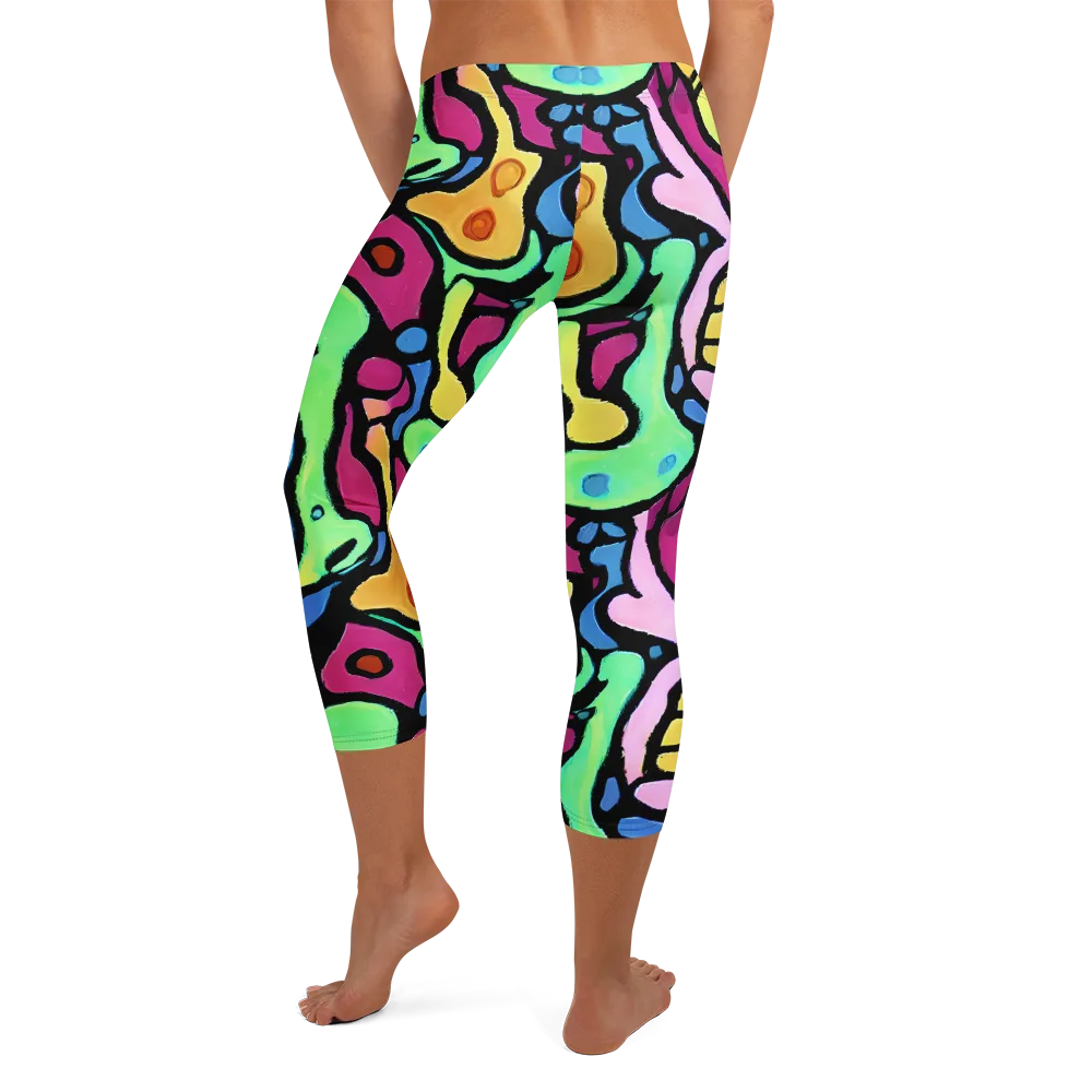 Pop Oracle on Capri Leggings — Back