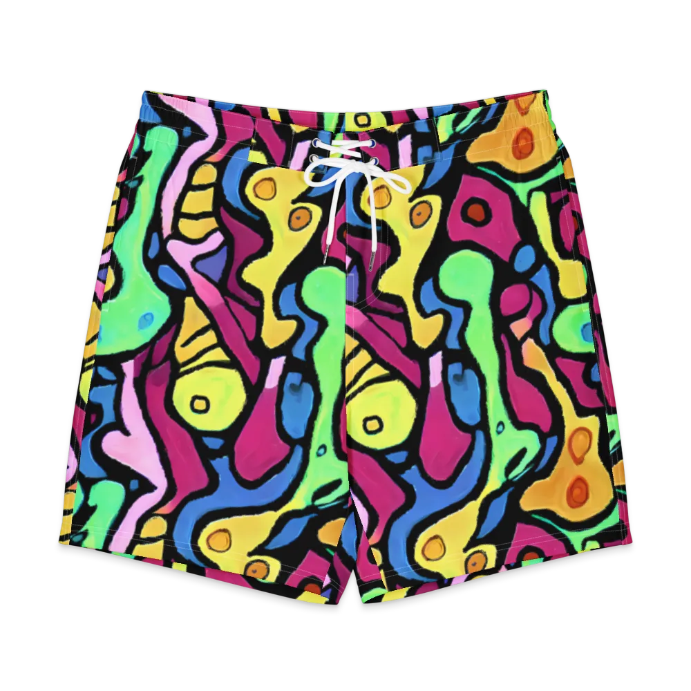 Pop Oracle on Men's Board Shorts — Front