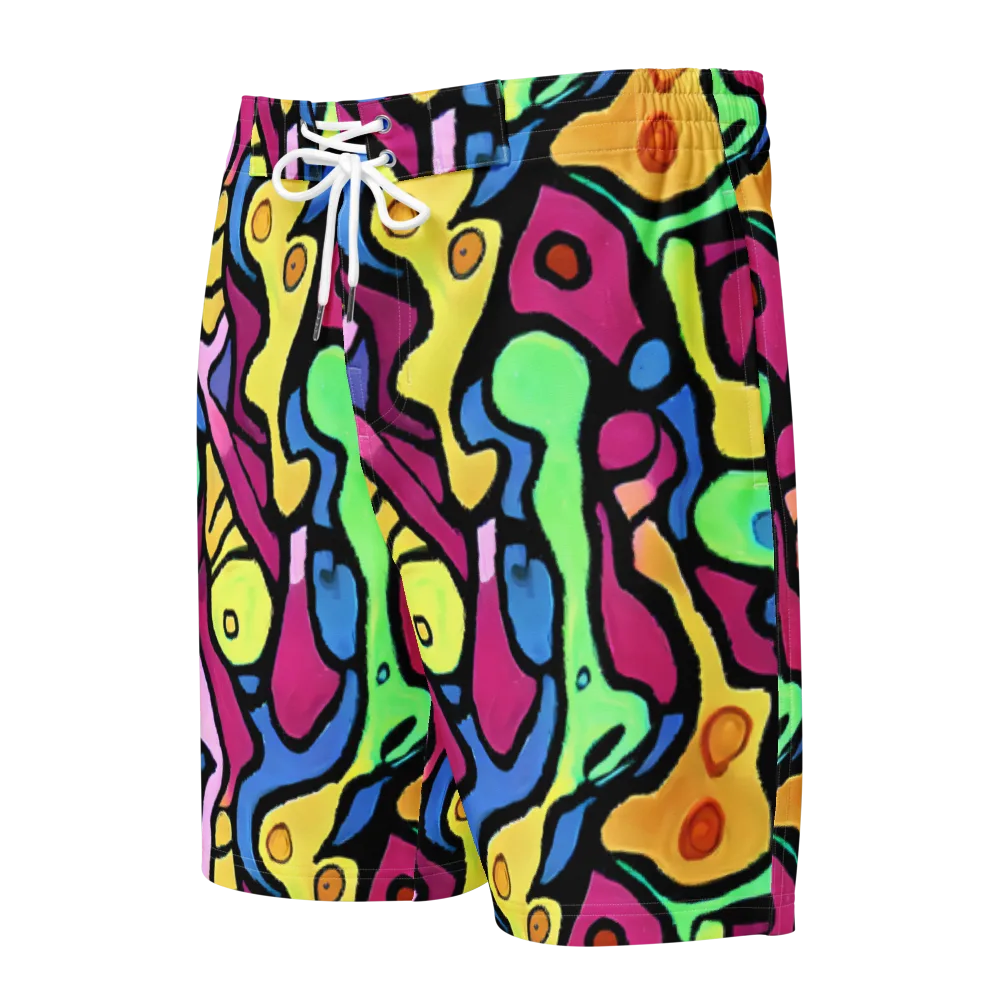 Pop Oracle on Men's Board Shorts — Front