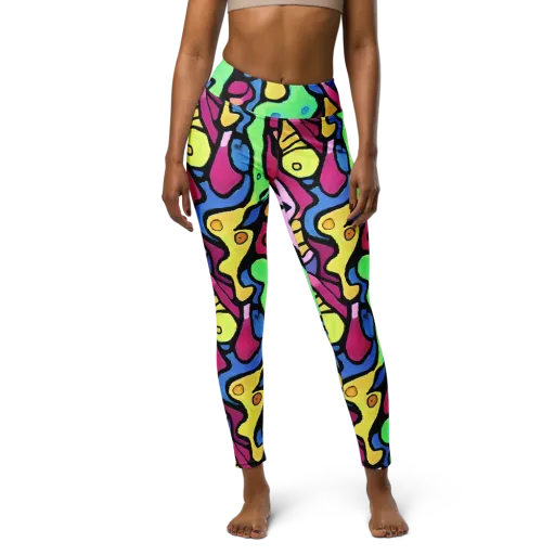 Pop Oracle on a Yoga Leggings