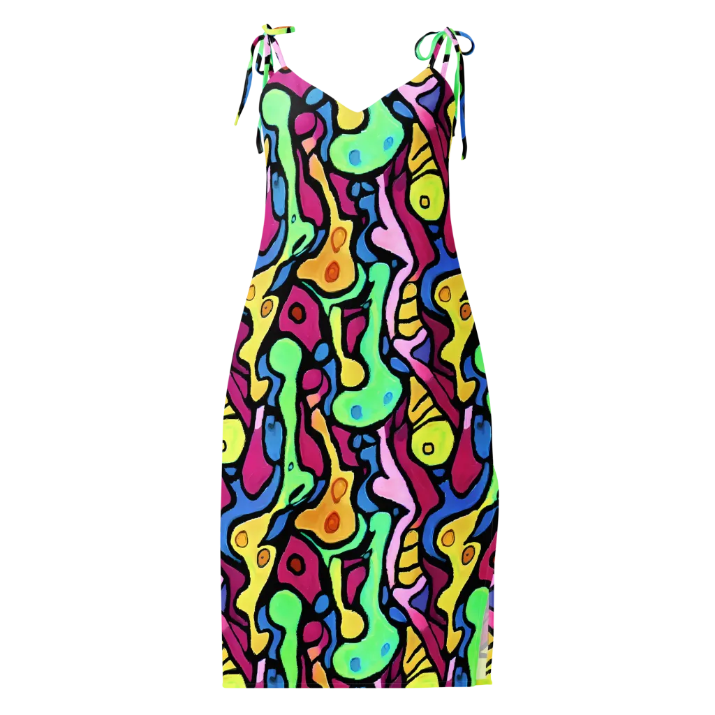 Pop Oracle on Slip Dress — Front
