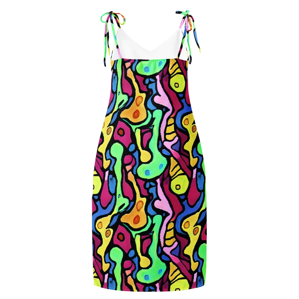 Pop Oracle on Slip Dress — Back