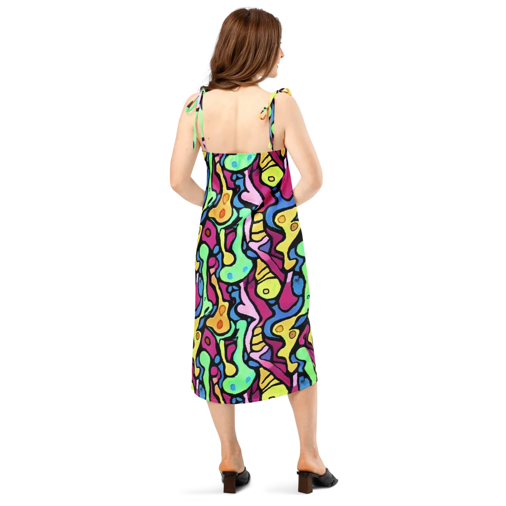 Pop Oracle on Slip Dress — Back