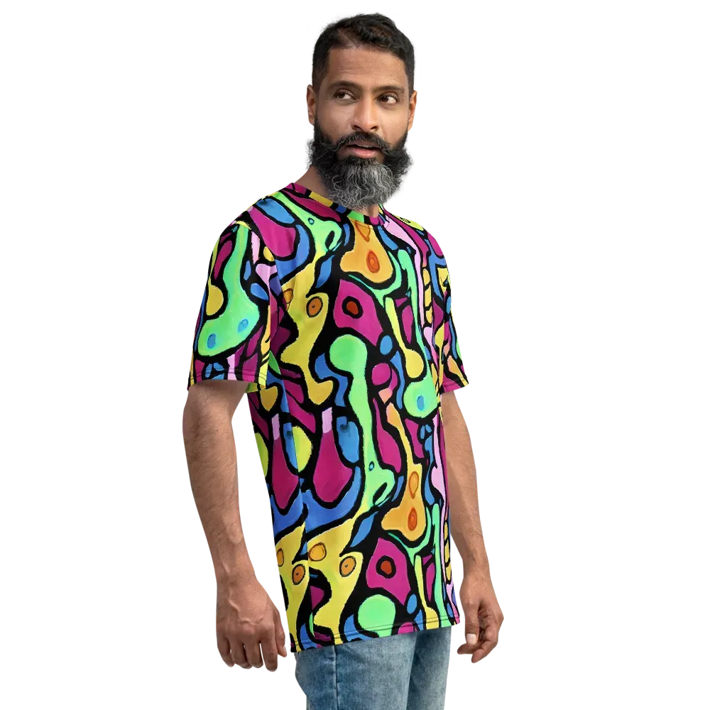 Pop Oracle on Men's Crew Neck T-Shirt — Right