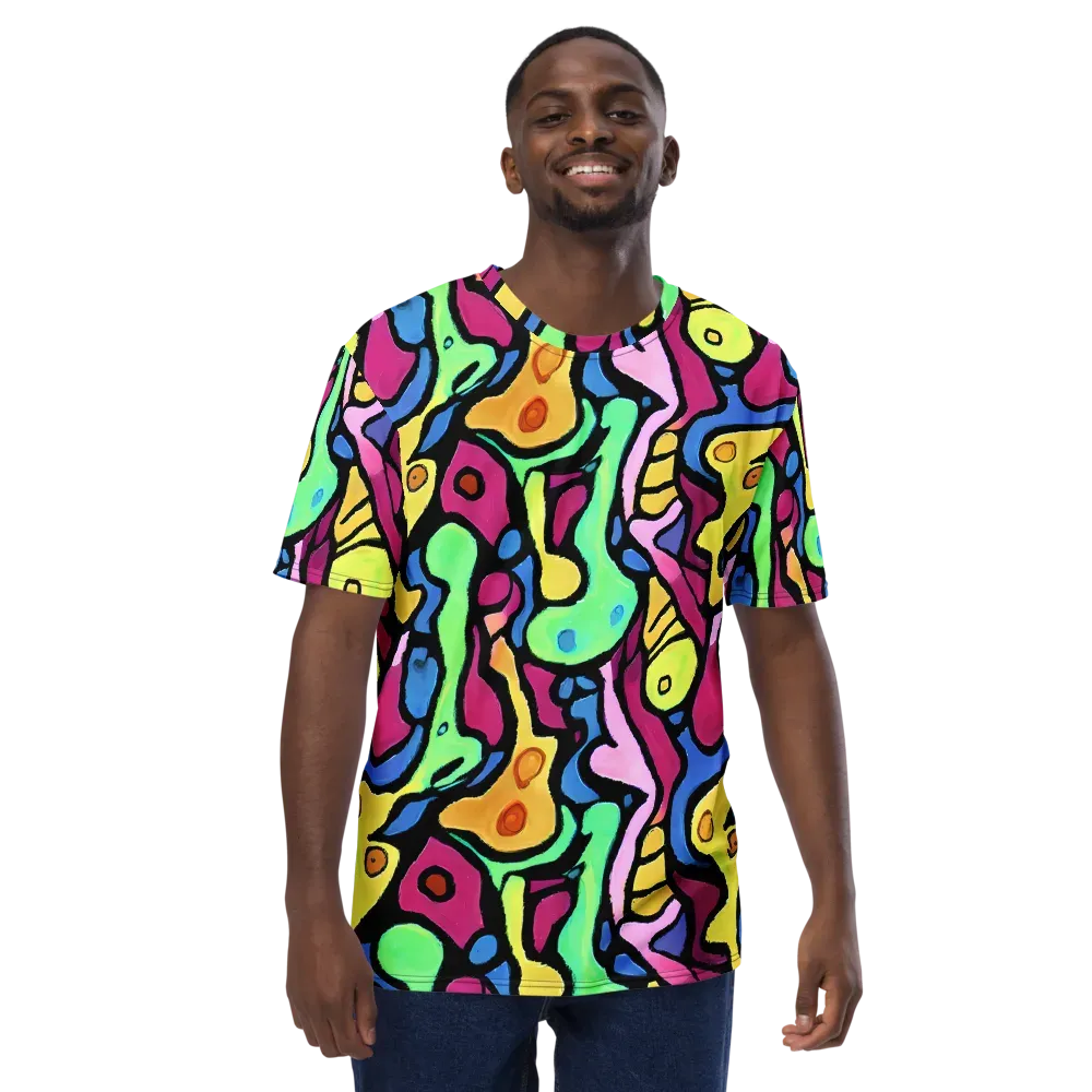 Pop Oracle on Men's Crew Neck T-Shirt — Front