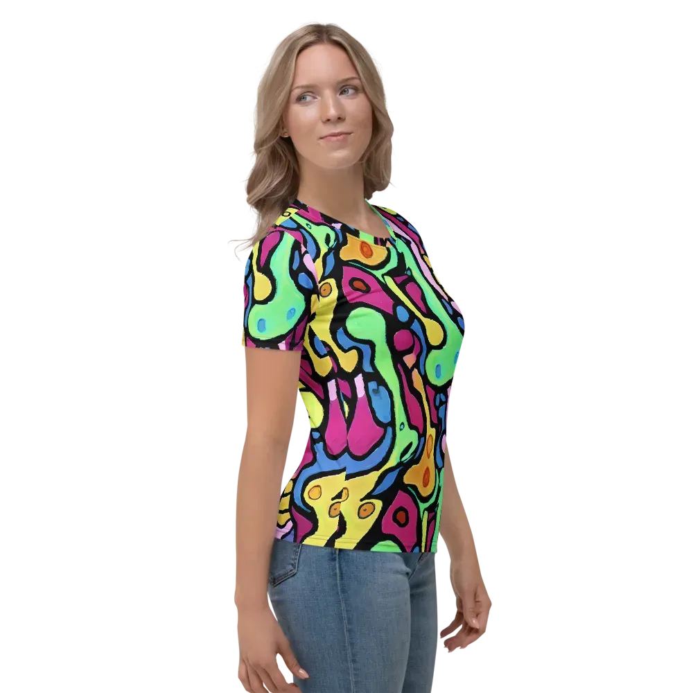 Pop Oracle on Women's Crew Neck T-Shirt — Right