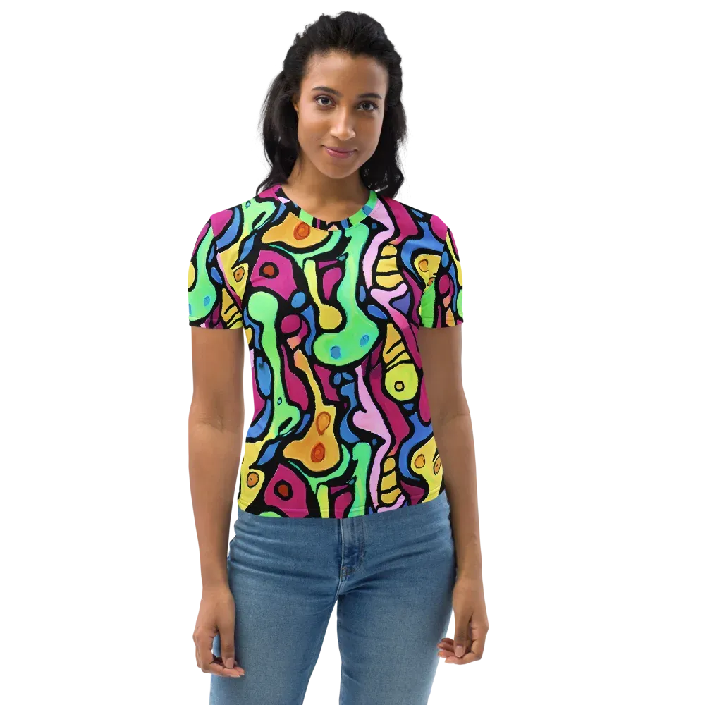 Pop Oracle on Women's Crew Neck T-Shirt — Front