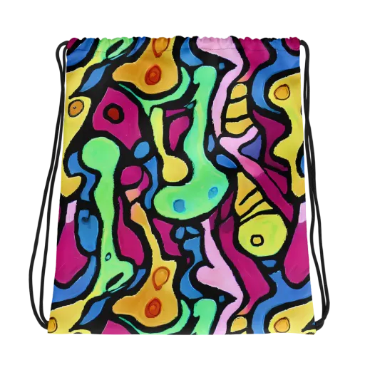 Pop Oracle on a Drawstring Bag