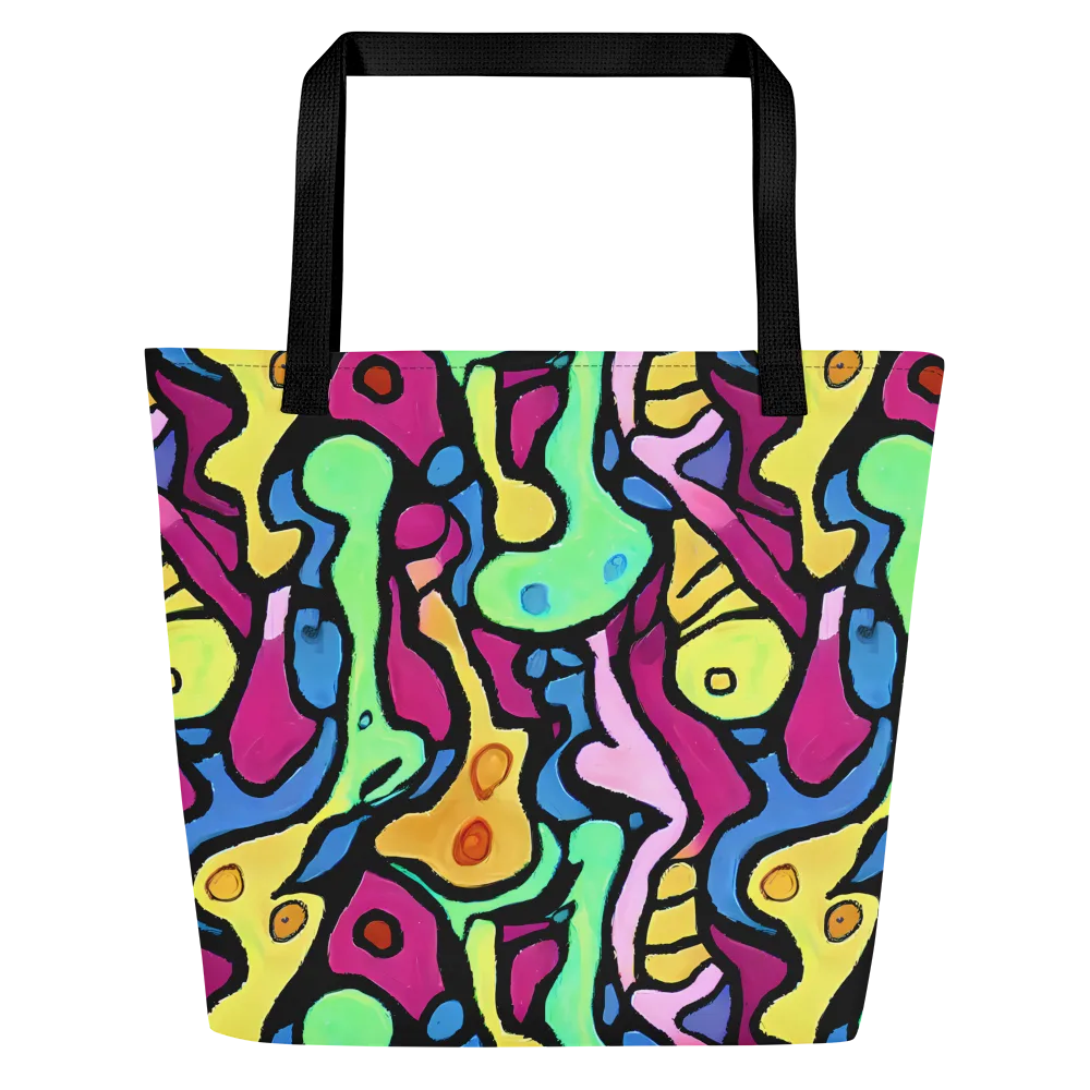 Pop Oracle on Large Tote Bag W/ Pocket — Front