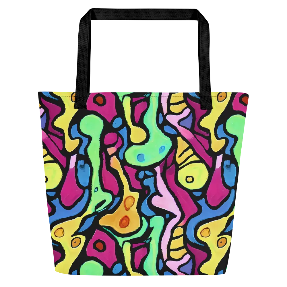 Pop Oracle on Large Tote Bag W/ Pocket — Front