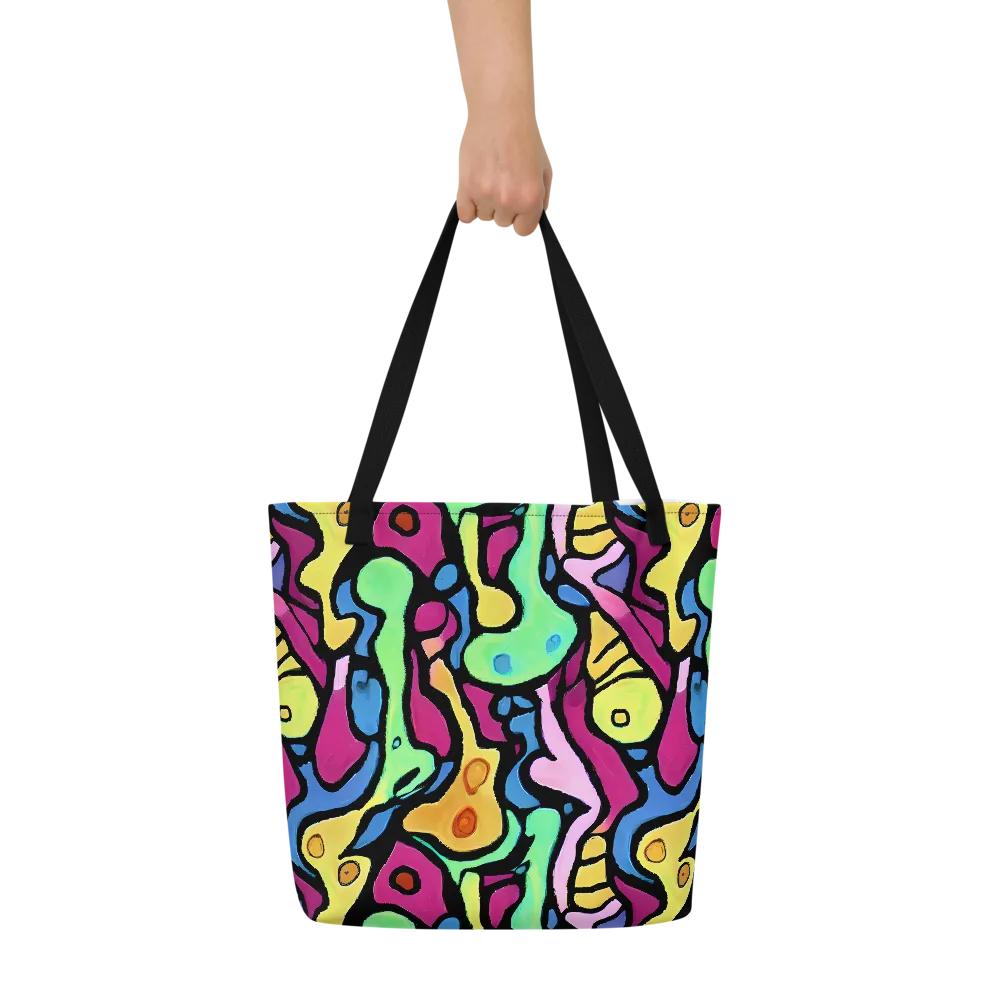 Pop Oracle on Large Tote Bag W/ Pocket — Front