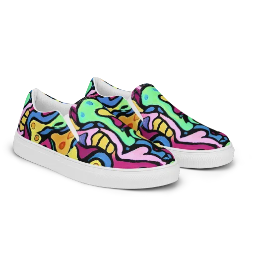 Pop Oracle on a Women's Slip-On Canvas Shoes