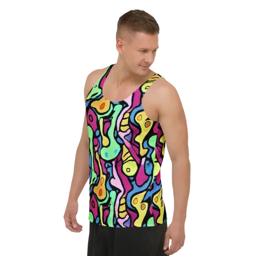 Pop Oracle on a Men's Tank Top