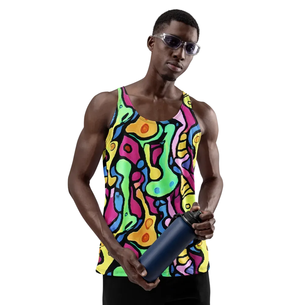 Pop Oracle on Men's Tank Top — Front