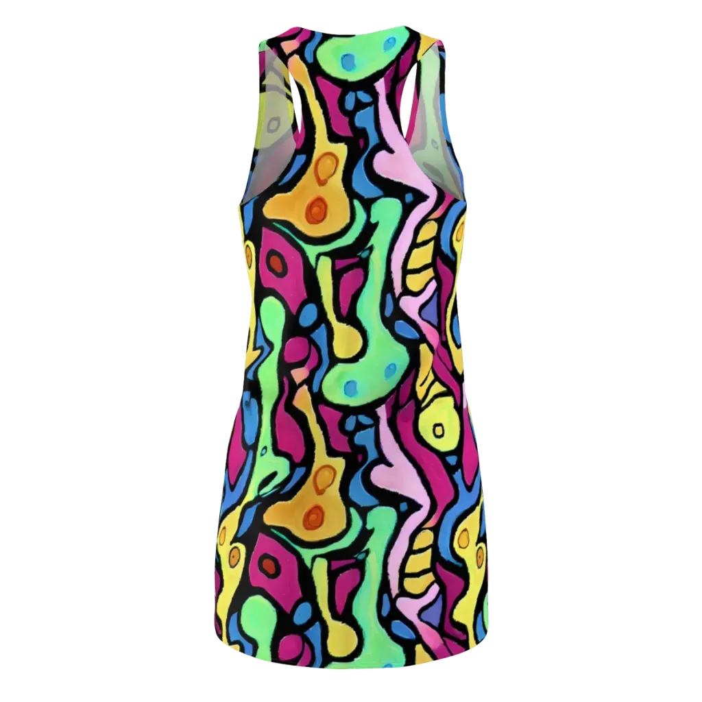 Pop Oracle on Racerback Dress — Back