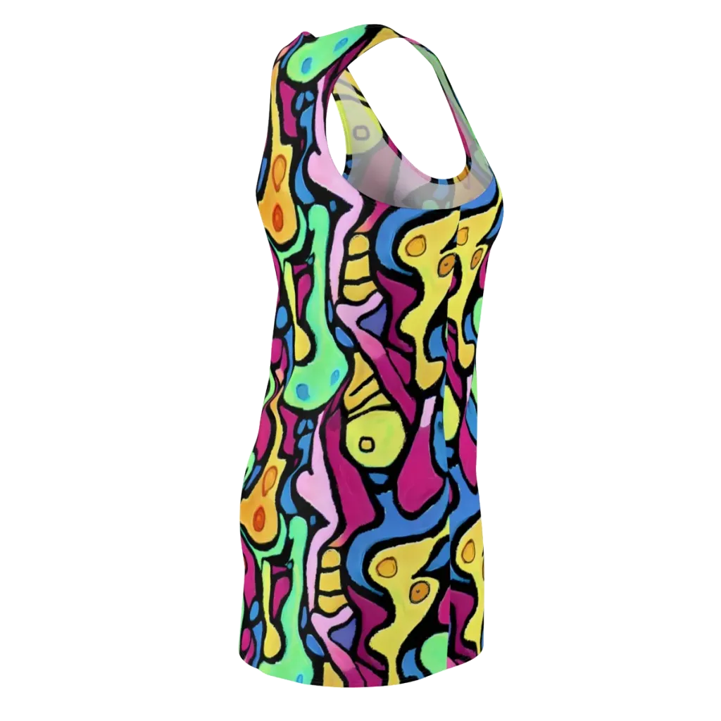 Pop Oracle on Racerback Dress — Back Side