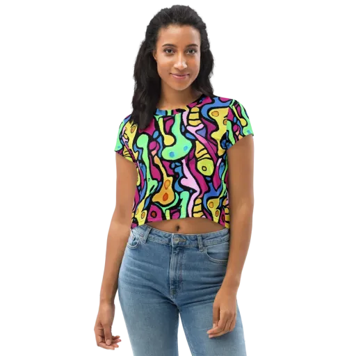 Pop Oracle on a Crop Tee