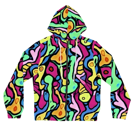 Pop Oracle on a Women's Full-Zip Hoodie