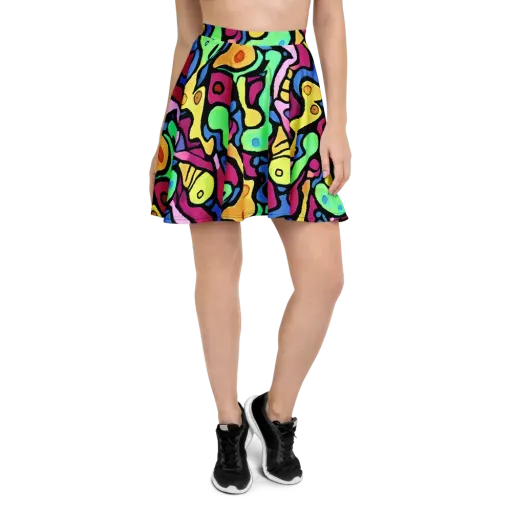 Pop Oracle on a Skater Skirt