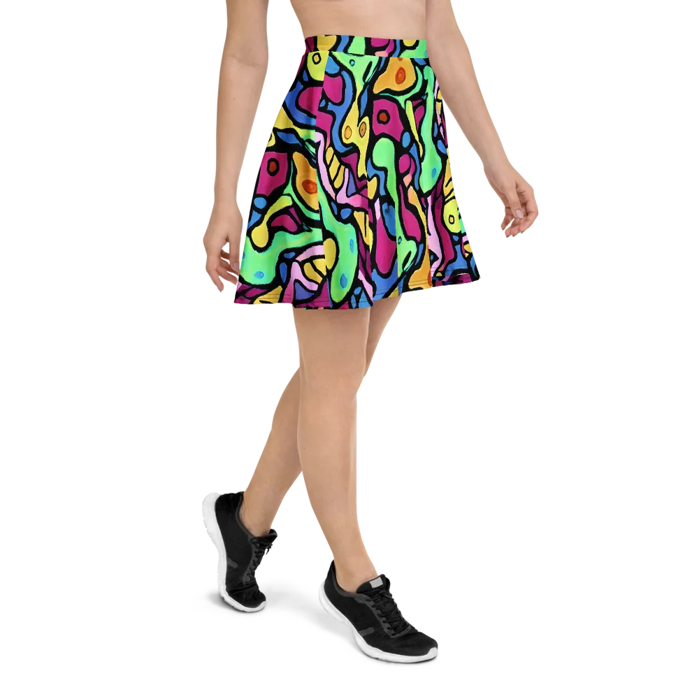 Pop Oracle on Skater Skirt — Right