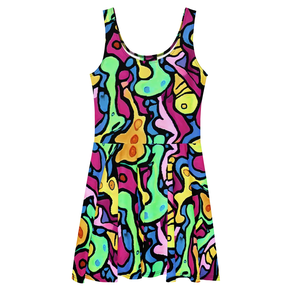 Pop Oracle on Skater Dress — Front