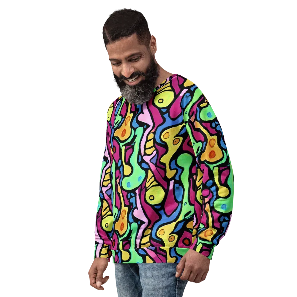 Pop Oracle on Sweatshirt — Left Front