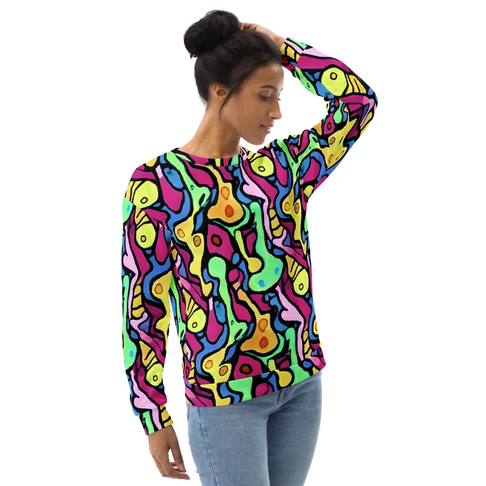 Pop Oracle on Sweatshirt — Right Front