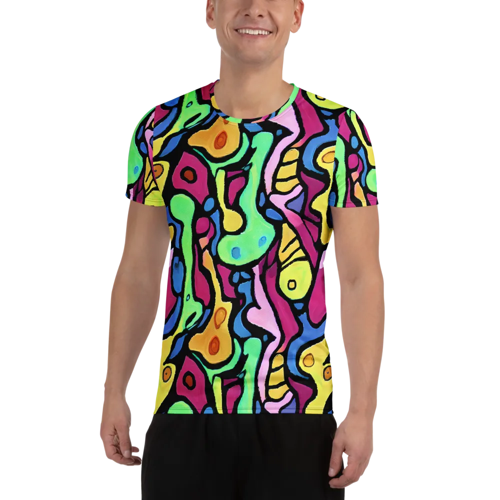 Pop Oracle on Men's Athletic T-Shirt — Front