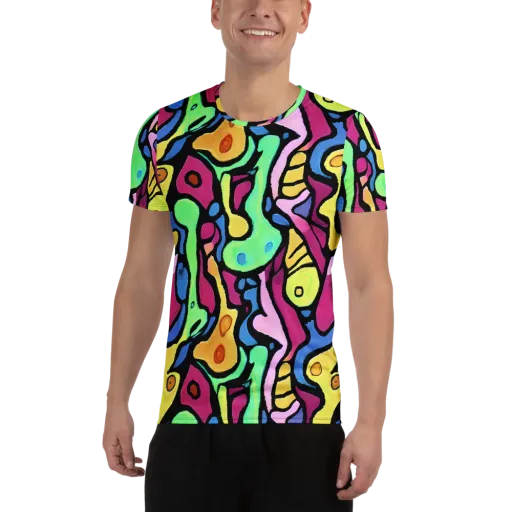 Pop Oracle on a Men's Athletic T-Shirt