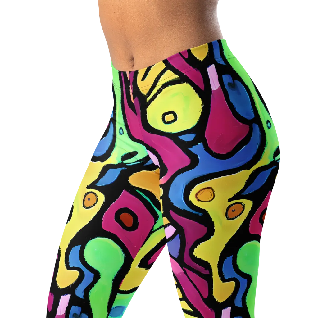 Pop Oracle on Leggings — Left Front