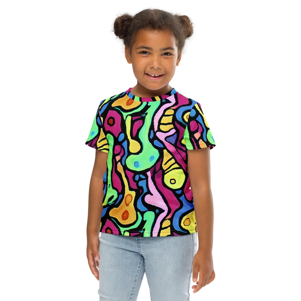 Pop Oracle on Kids Crew Neck T-Shirt — Front