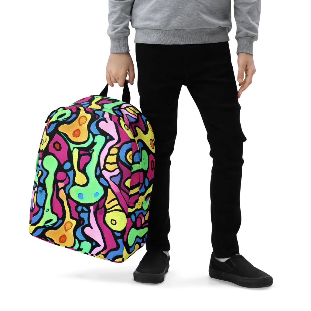 Pop Oracle on Minimalist Backpack — Zoomed-in