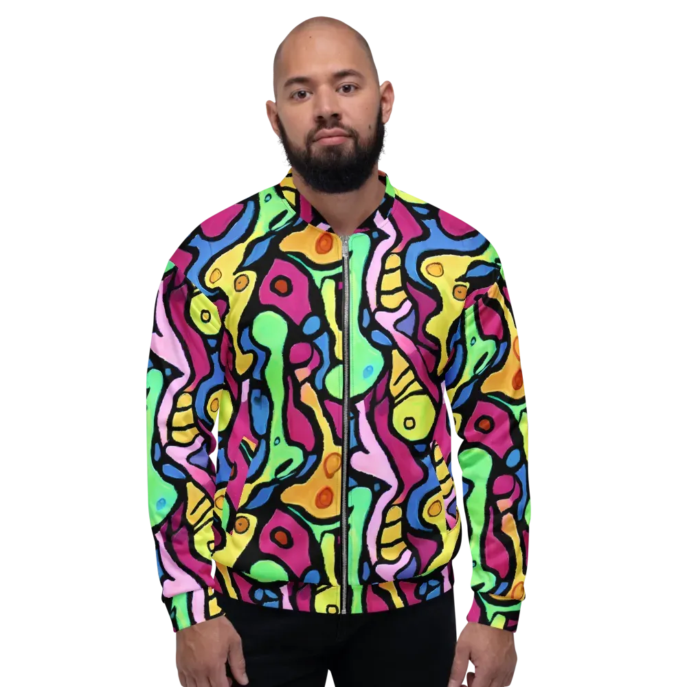 Pop Oracle on Bomber Jacket — Front