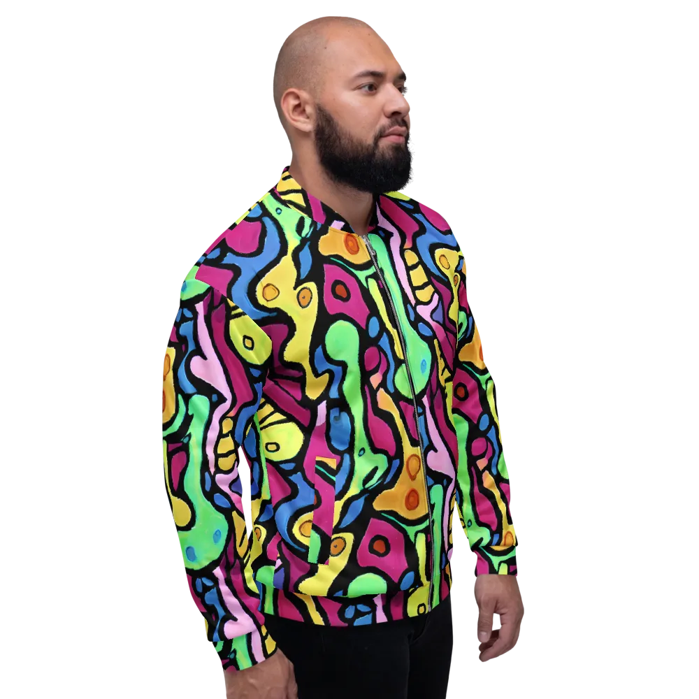 Pop Oracle on Bomber Jacket — Right