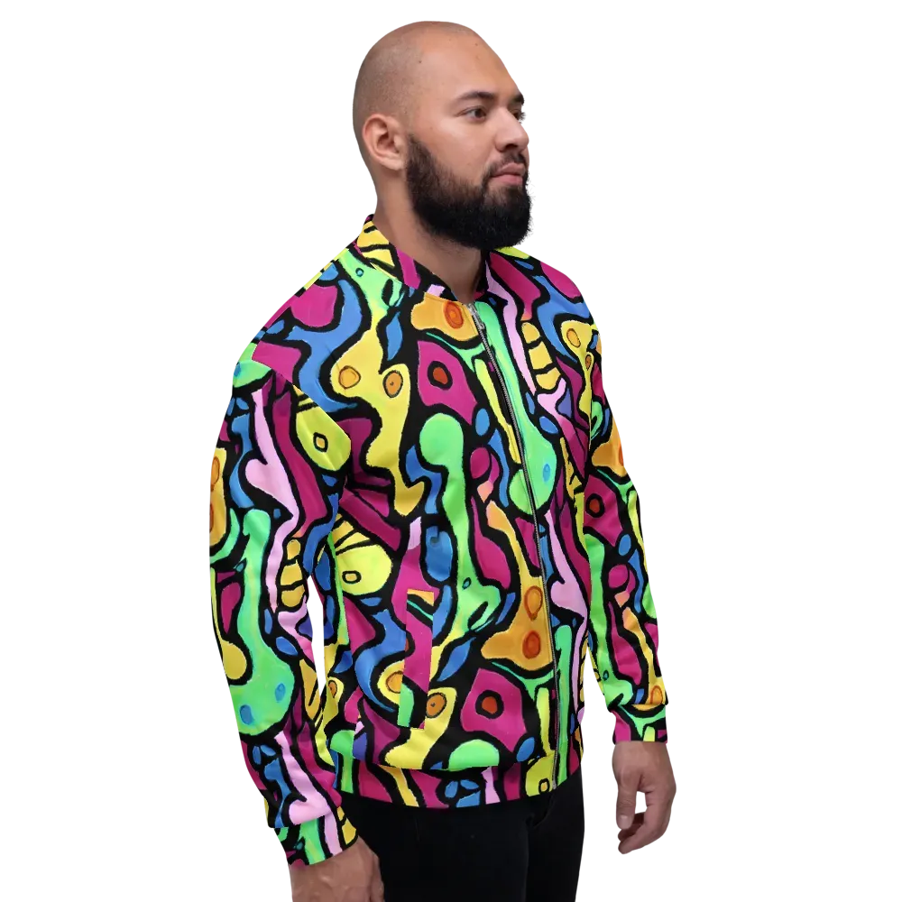 Pop Oracle on Bomber Jacket — Right