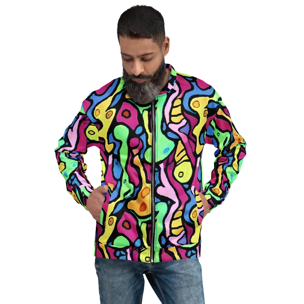 Pop Oracle on Bomber Jacket — Front