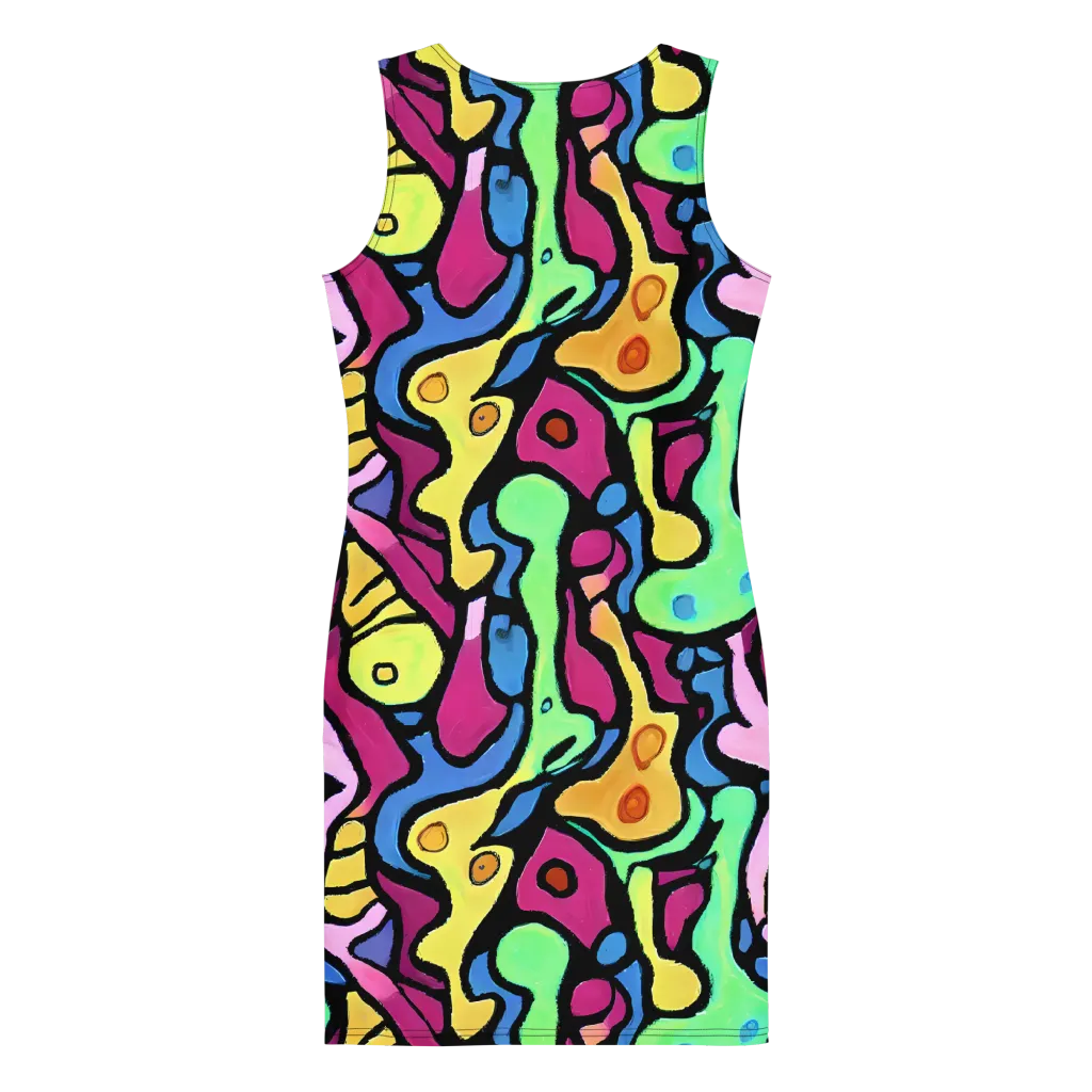 Pop Oracle on Bodycon Dress — Back